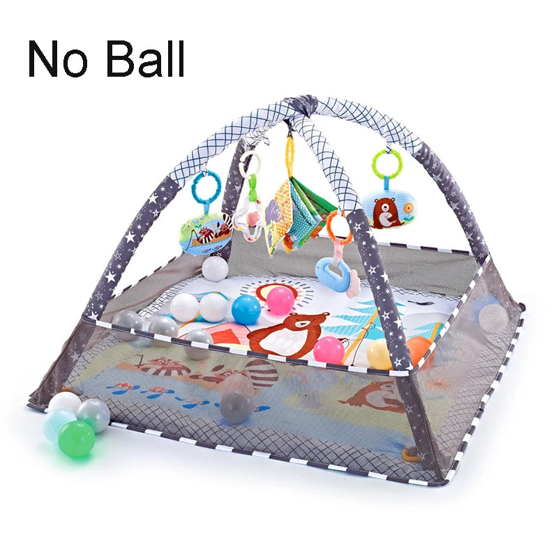 Multifunctional Fitness Frame Round Play Crawling Mat