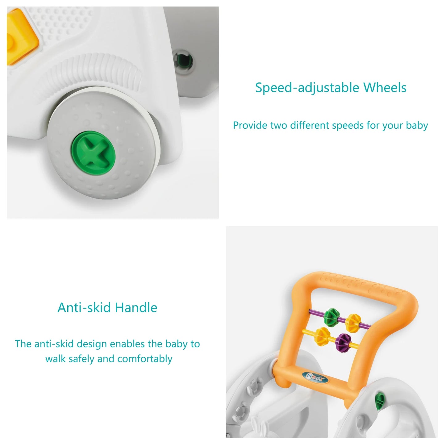 4-in-1 Baby Learning Push Toys