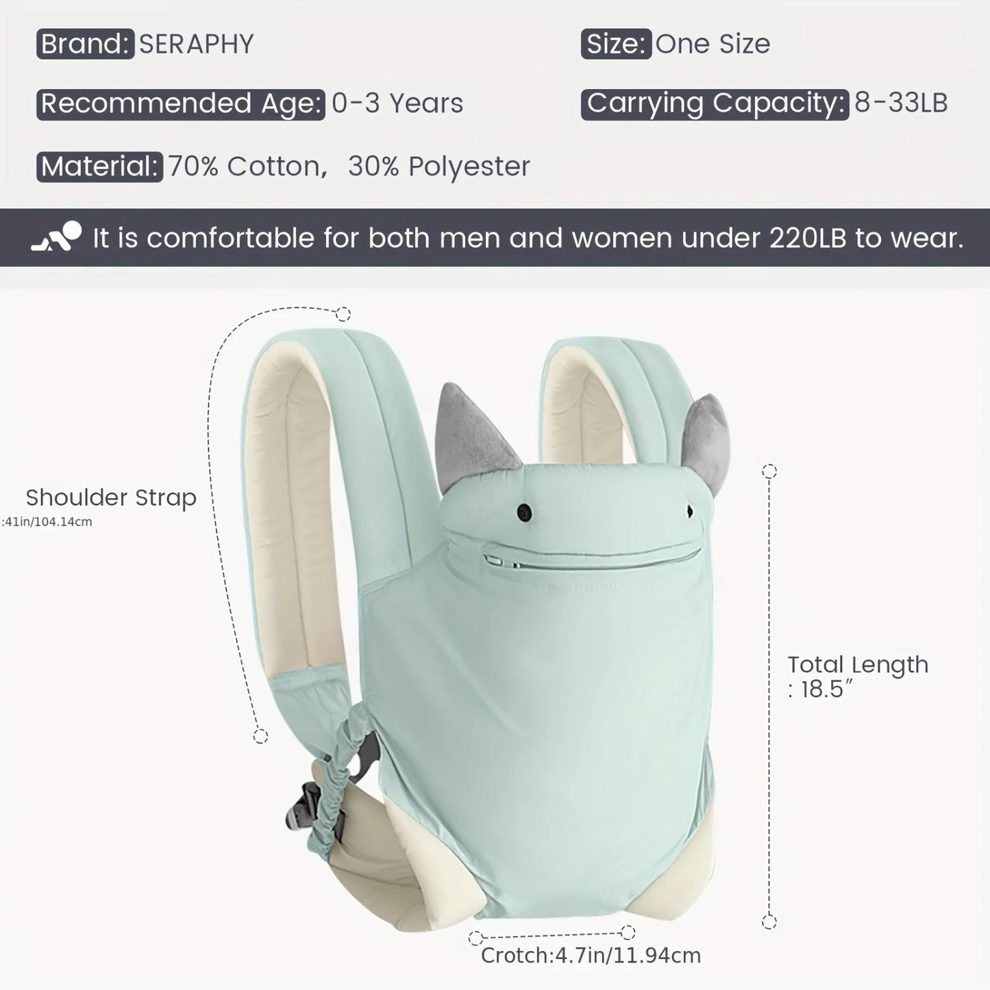 ComfortMax 4-in-1 Baby Carrier