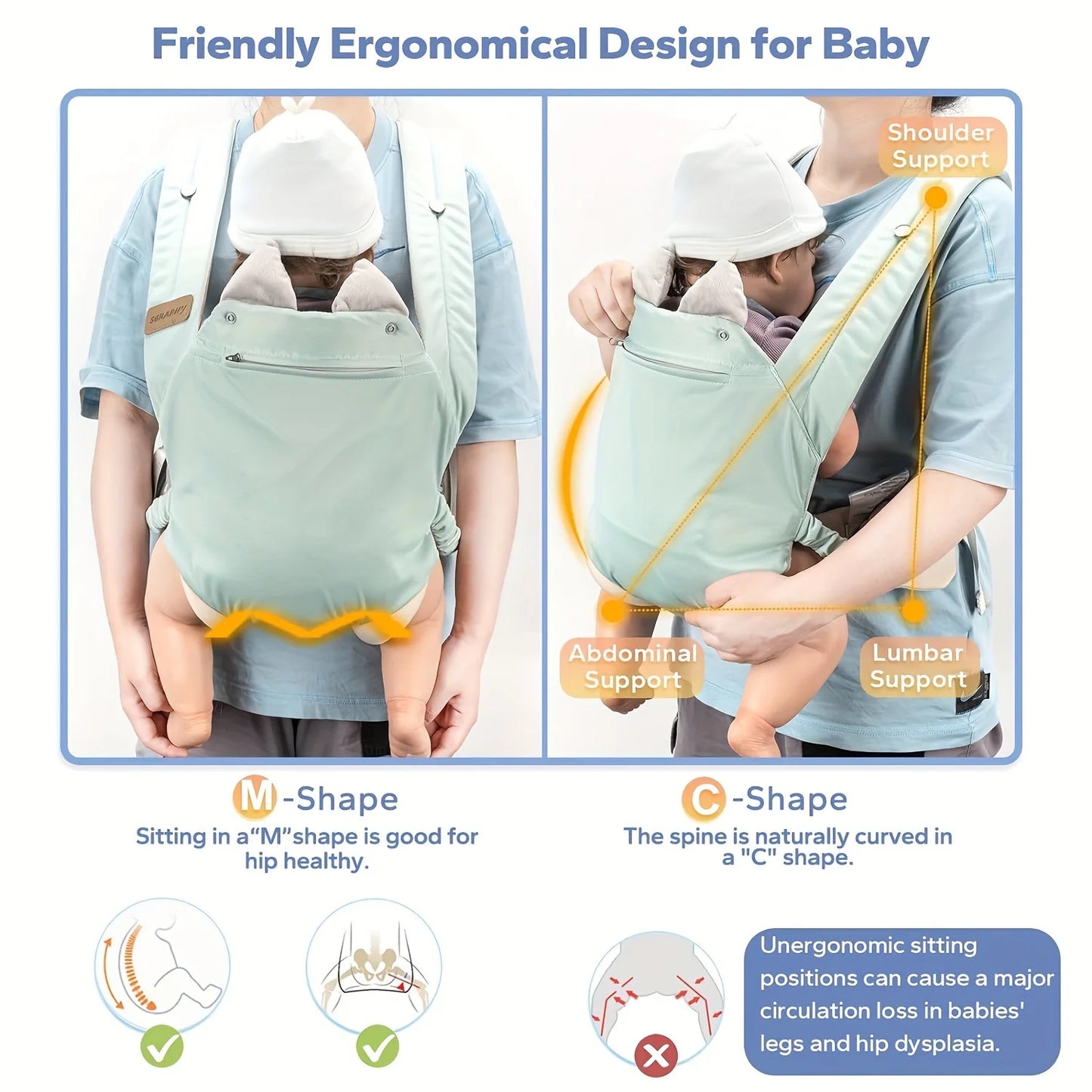 ComfortMax 4-in-1 Baby Carrier