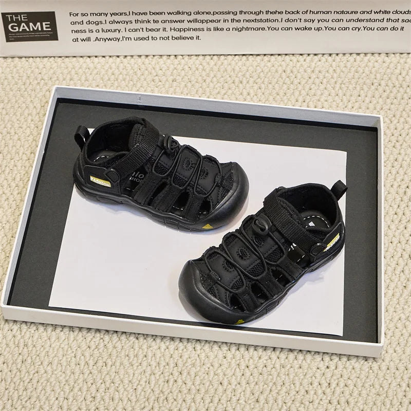 Kids Sports Sandals for Boys Girls 2025 Summer Non-slip Toddler Beach Shoes Versatile Chic Comfort School Outdoor Hiking Shoes