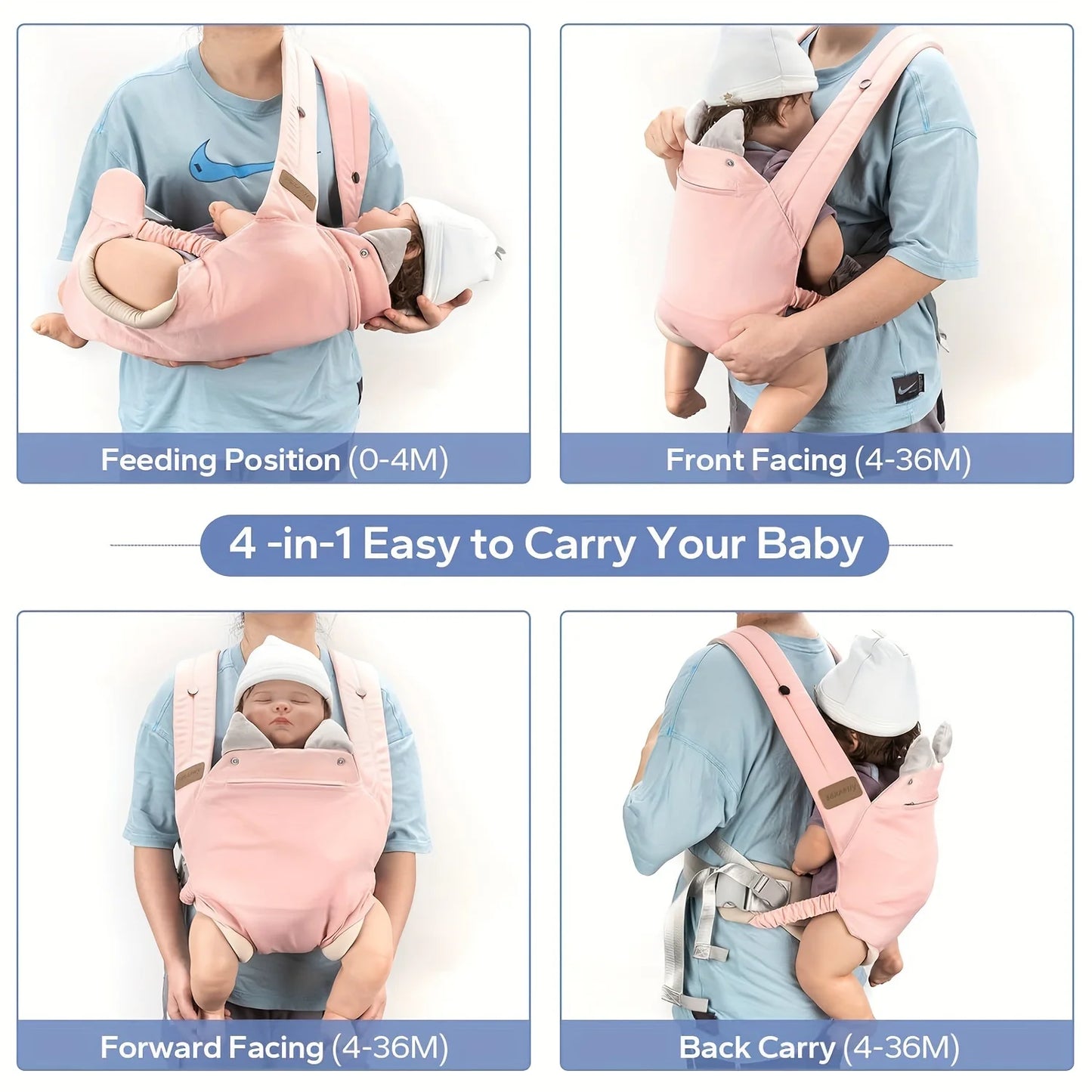 ComfortMax 4-in-1 Baby Carrier