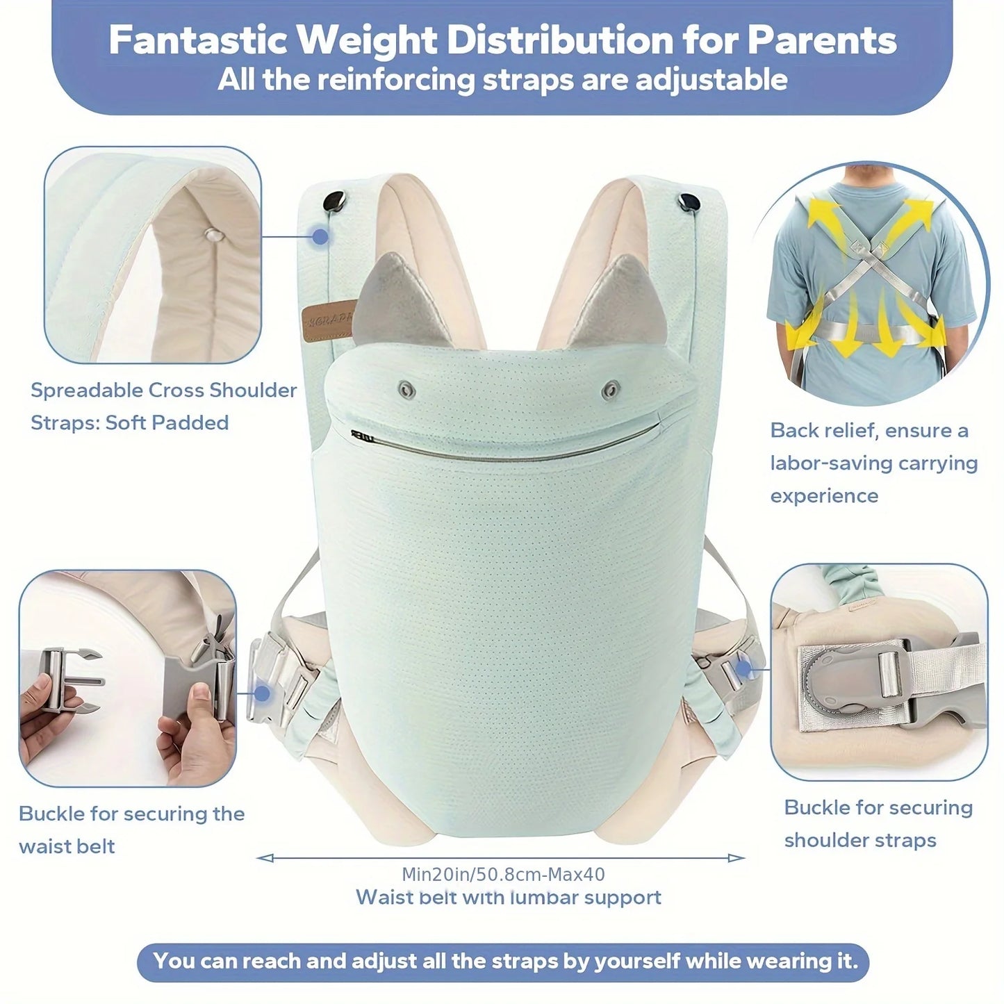 ComfortMax 4-in-1 Baby Carrier
