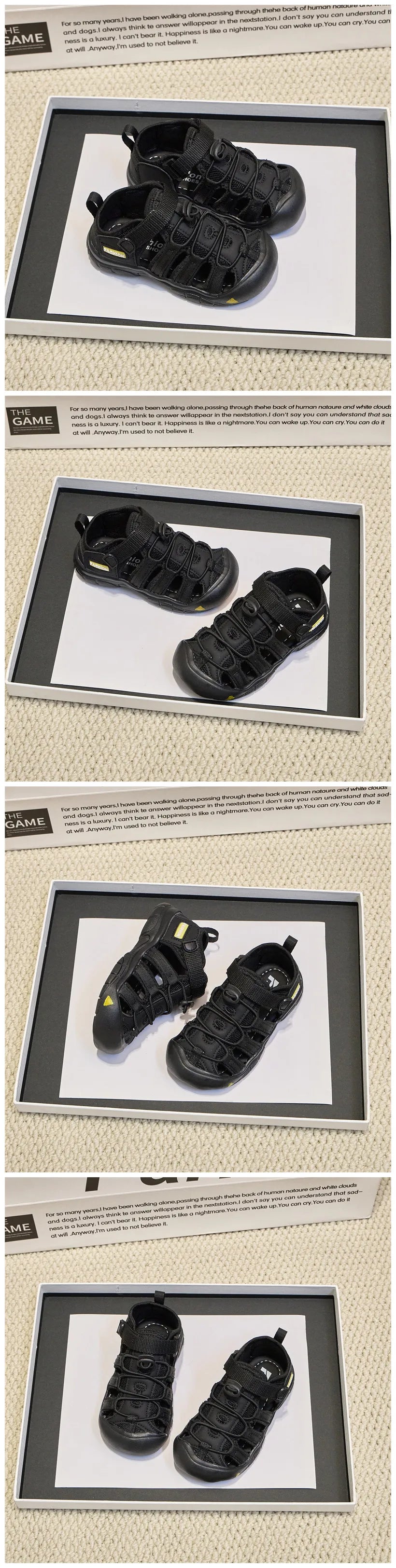 Kids Sports Sandals for Boys Girls 2025 Summer Non-slip Toddler Beach Shoes Versatile Chic Comfort School Outdoor Hiking Shoes