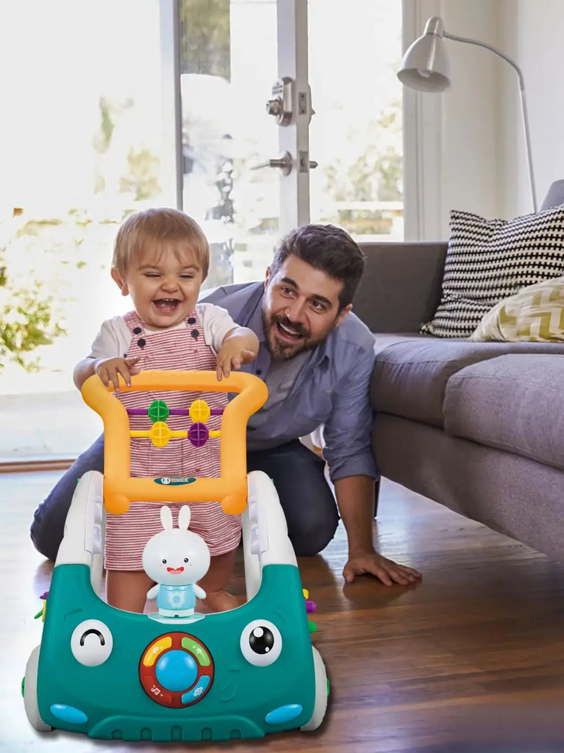 4-in-1 Baby Learning Push Toys